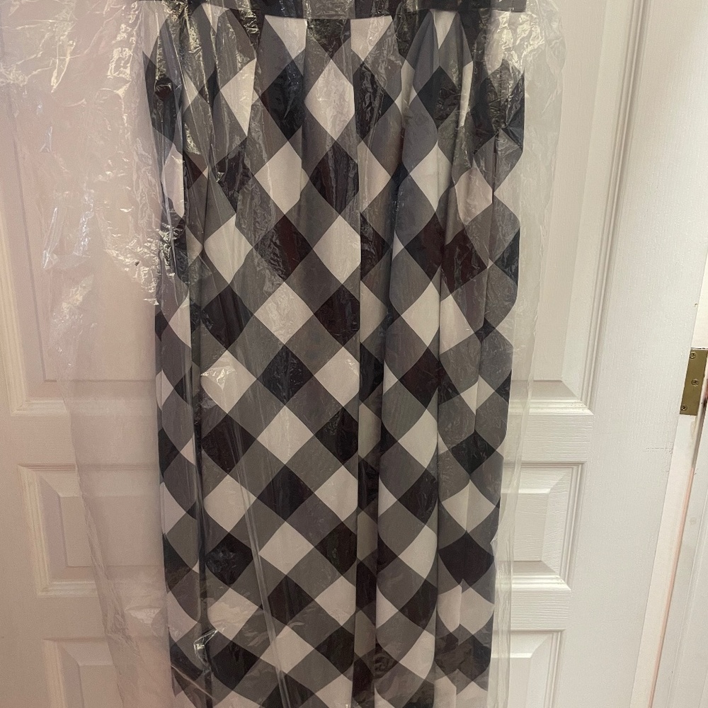 Black and White Ball Gown Skirt